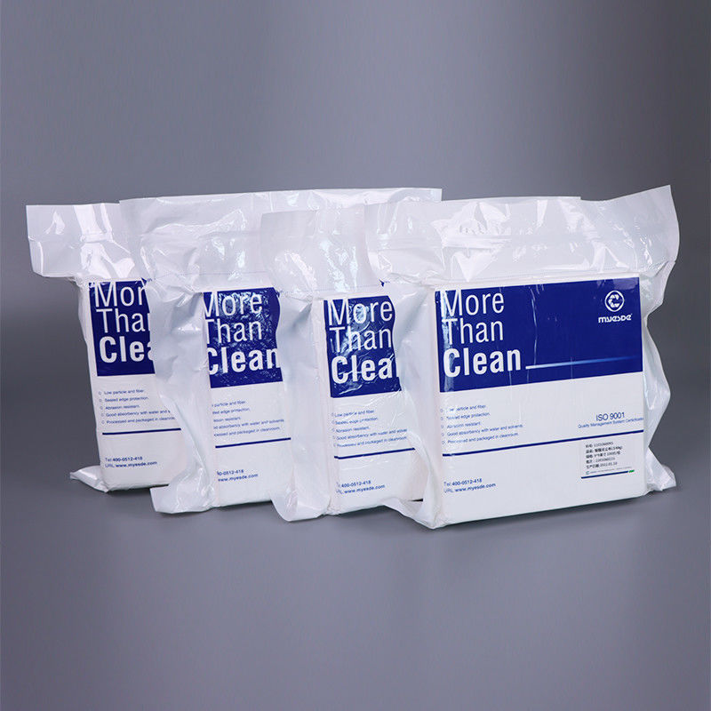 165g 9 Inch Electronics Cleaning Wipes 100pcs Lint Free 100% Polyester Wipes