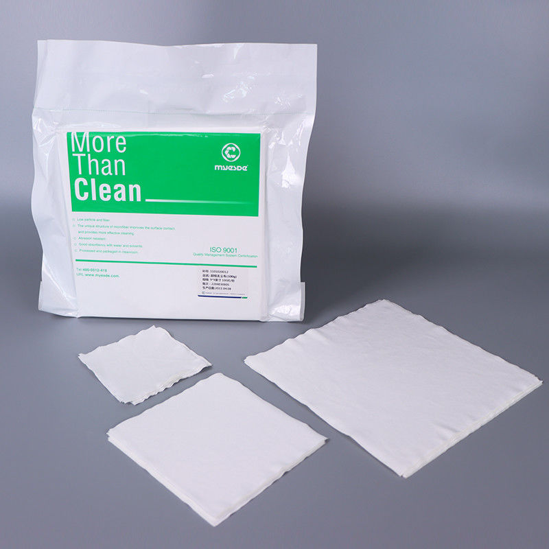 6x6 Inch Microfiber Cleanroom Wiper 195Gsm 100pcs LCD Wipes For Mobile Phone Printhead Cleaning