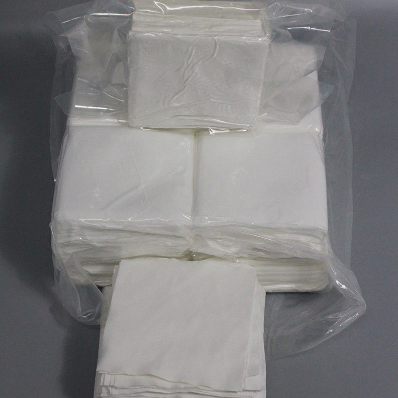 Lint Free Polyester Nonwoven Cleanroom Wipes 35gsm Polyester Wiper