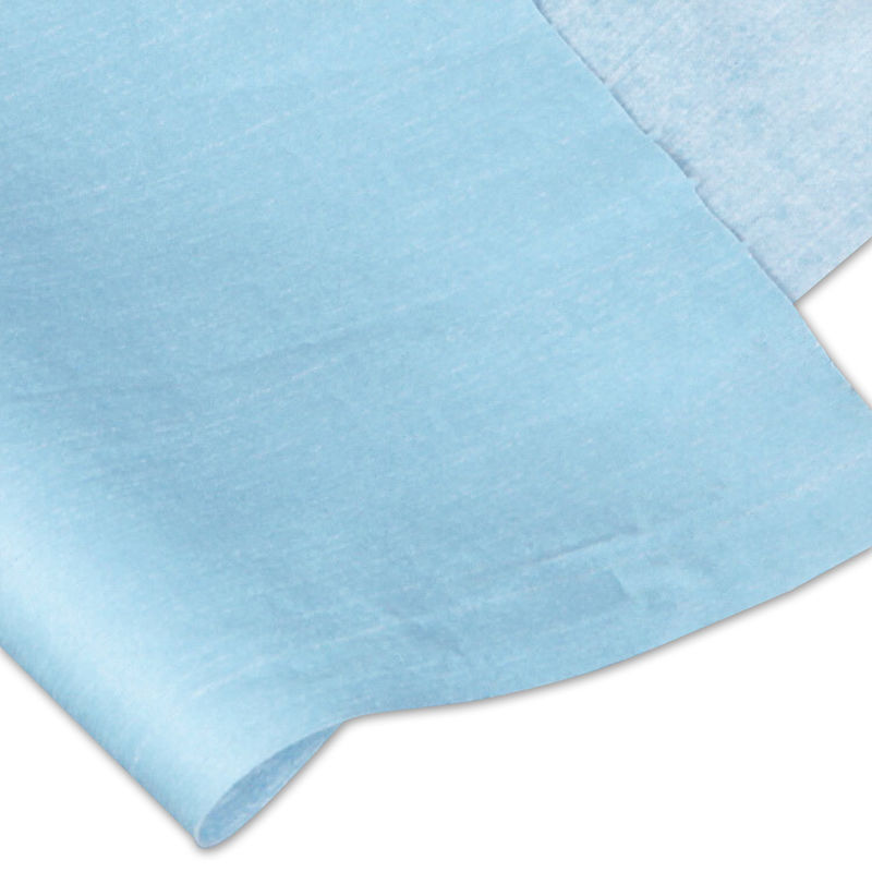 Oil Absorbing Disposable Low Lint Wipes For Cleaning Blue Enhanced Wiper Paper Roll Industrial