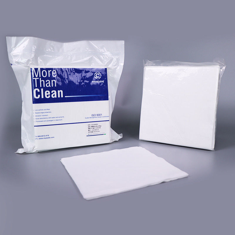 Dust Absorption Sterile Cleaning Wipes Ultrasonic Cutting Lint Free For Electronic Industry PCB SMT