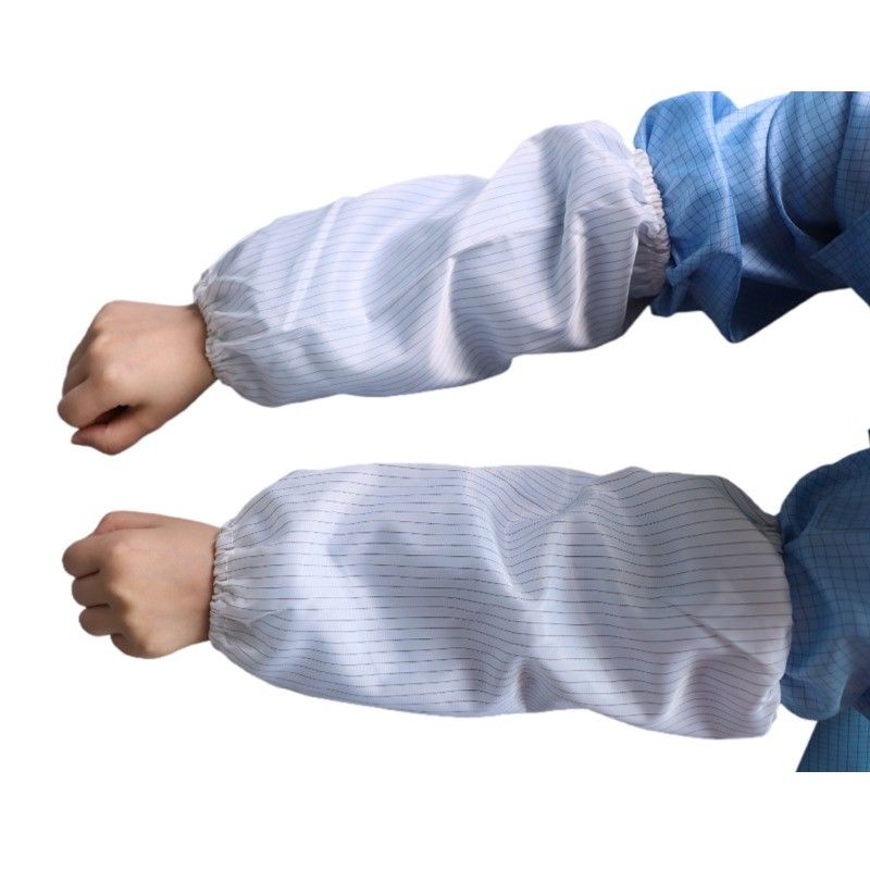 0.5cm Stripe Blue Esd Antistatic Sleeve For Cleanroom Lint Free