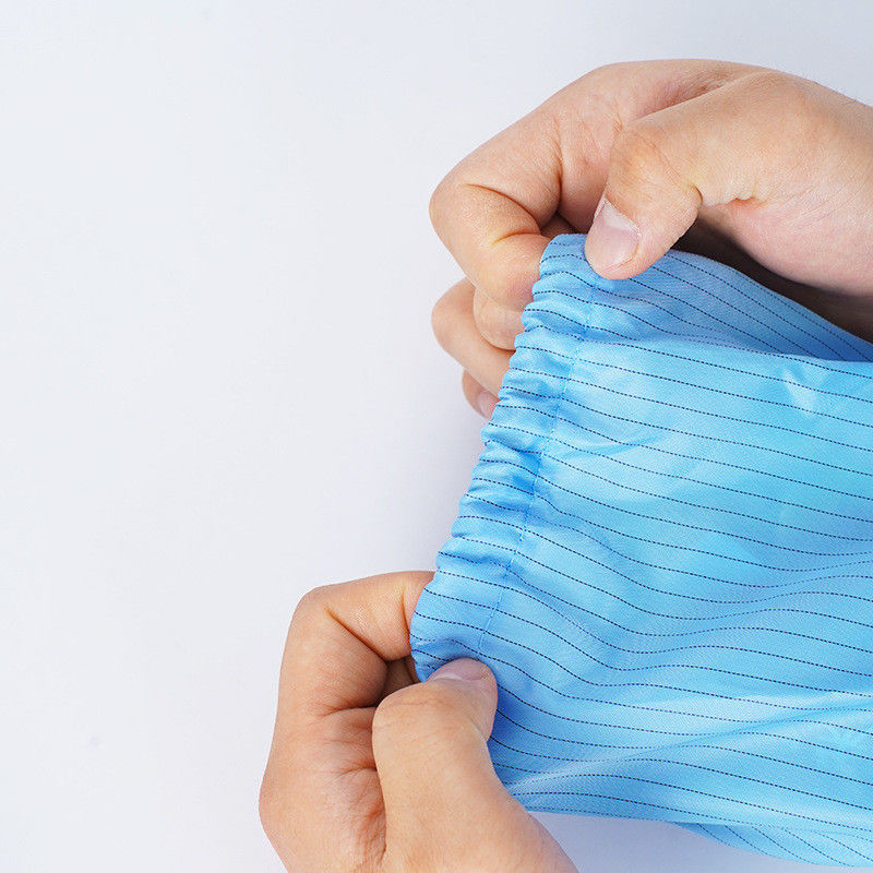 0.5cm Stripe Blue Esd Antistatic Sleeve For Cleanroom Lint Free