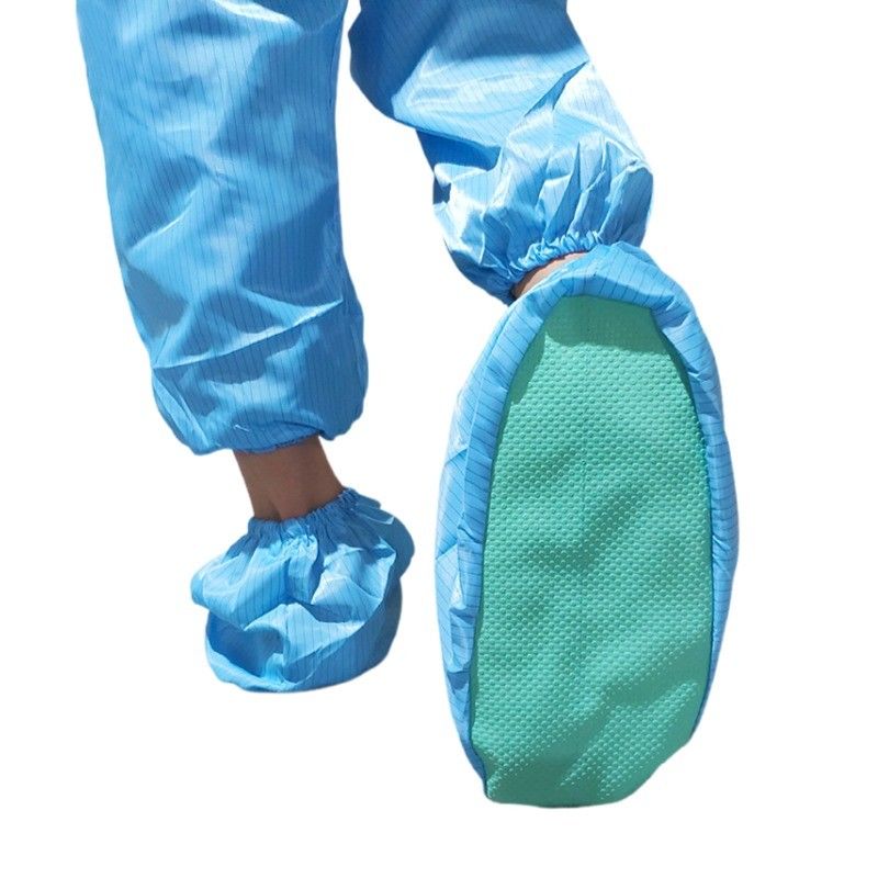 Cleanroom ESD Anti Skid Footwear Reusable Washable Antistatic Shoe Protectors