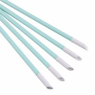 Detailing Swabs Polyurethane Material Head Black PP Stick PU Cleaning Swab Foam Solvent Sponge Swabs